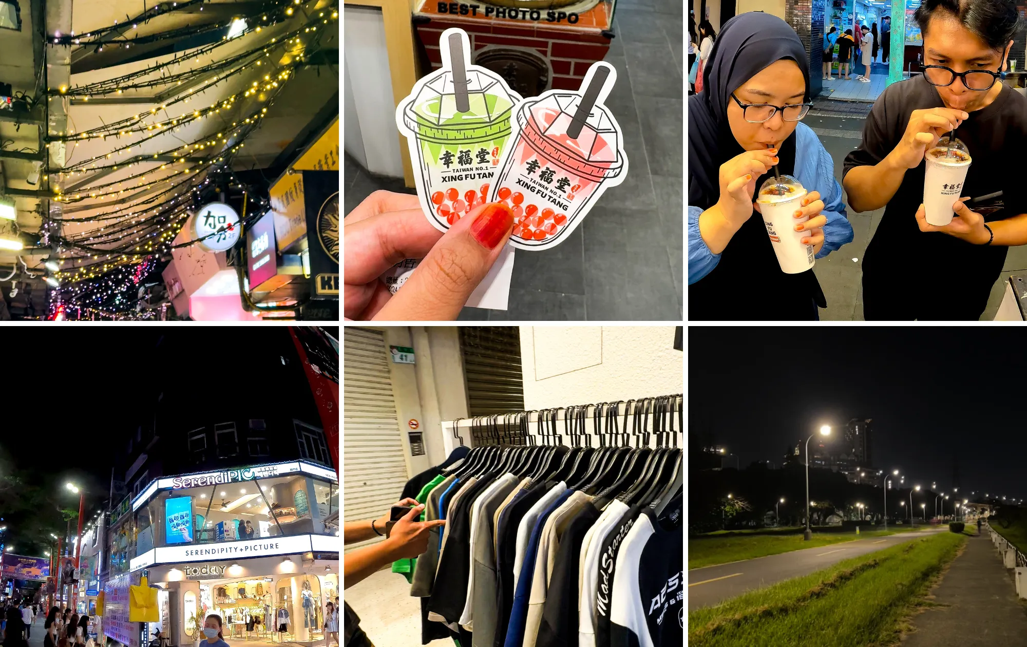 Ximending & Longshan Riverside Park