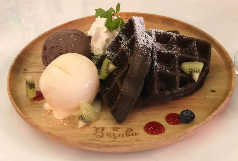 A dish made by Busaba Halal Restaurant