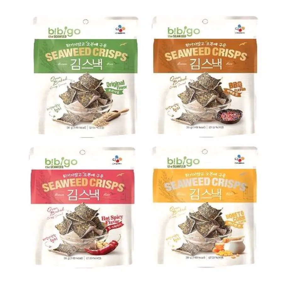 Crispy seaweed snacks