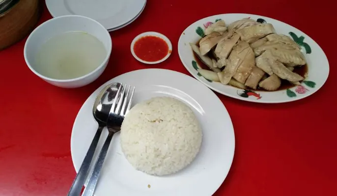 Halal Hainanese Chicken Rice