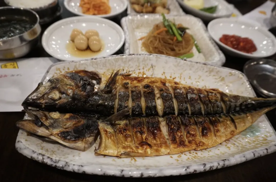 Hairtail fish dish