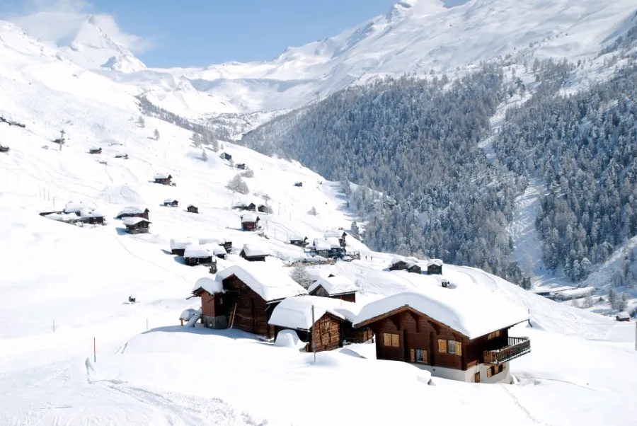 destinations to experience snowfall december