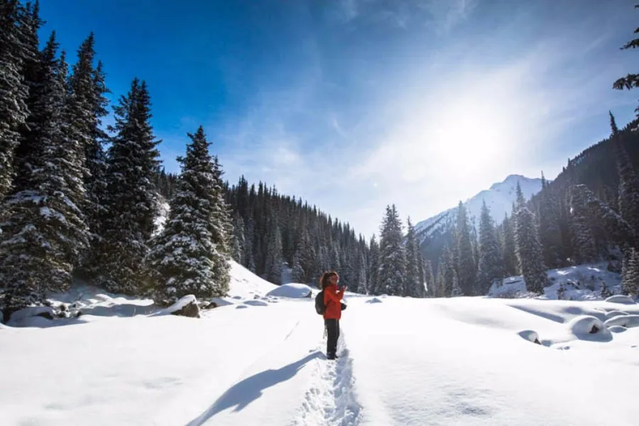destinations to experience snowfall december