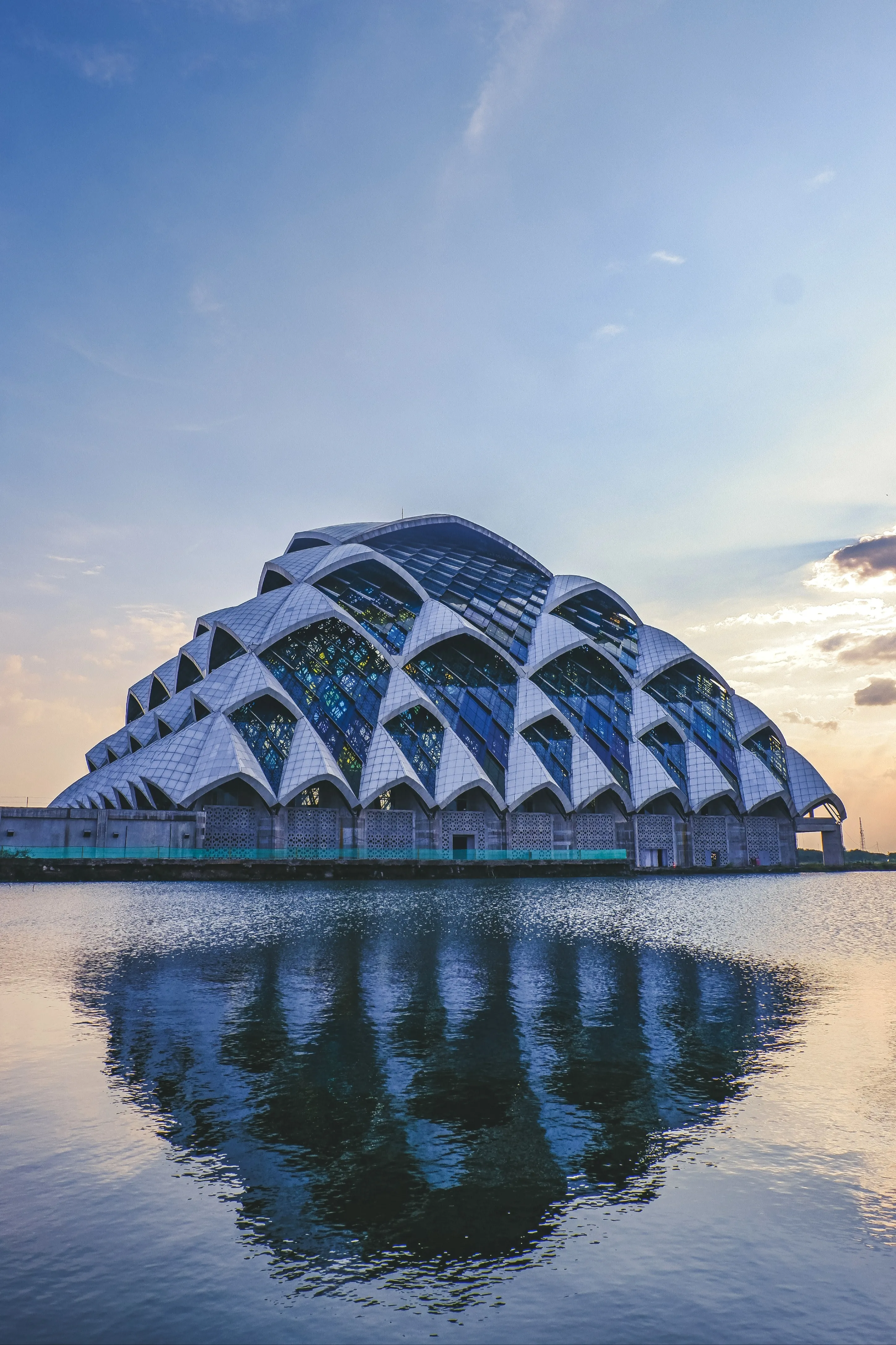 Masjid Apung on the water