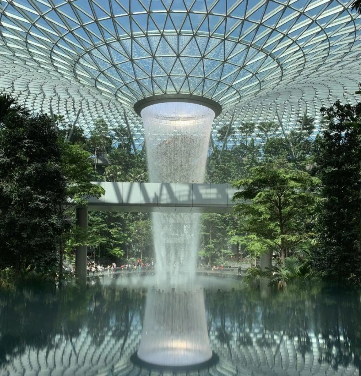 jewel changi airport rain vortex