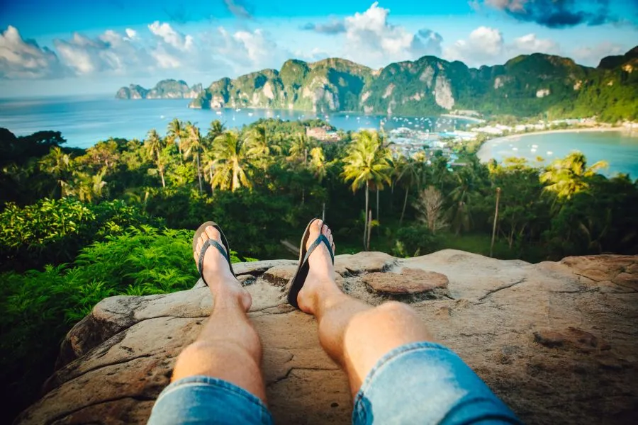 Man's legs