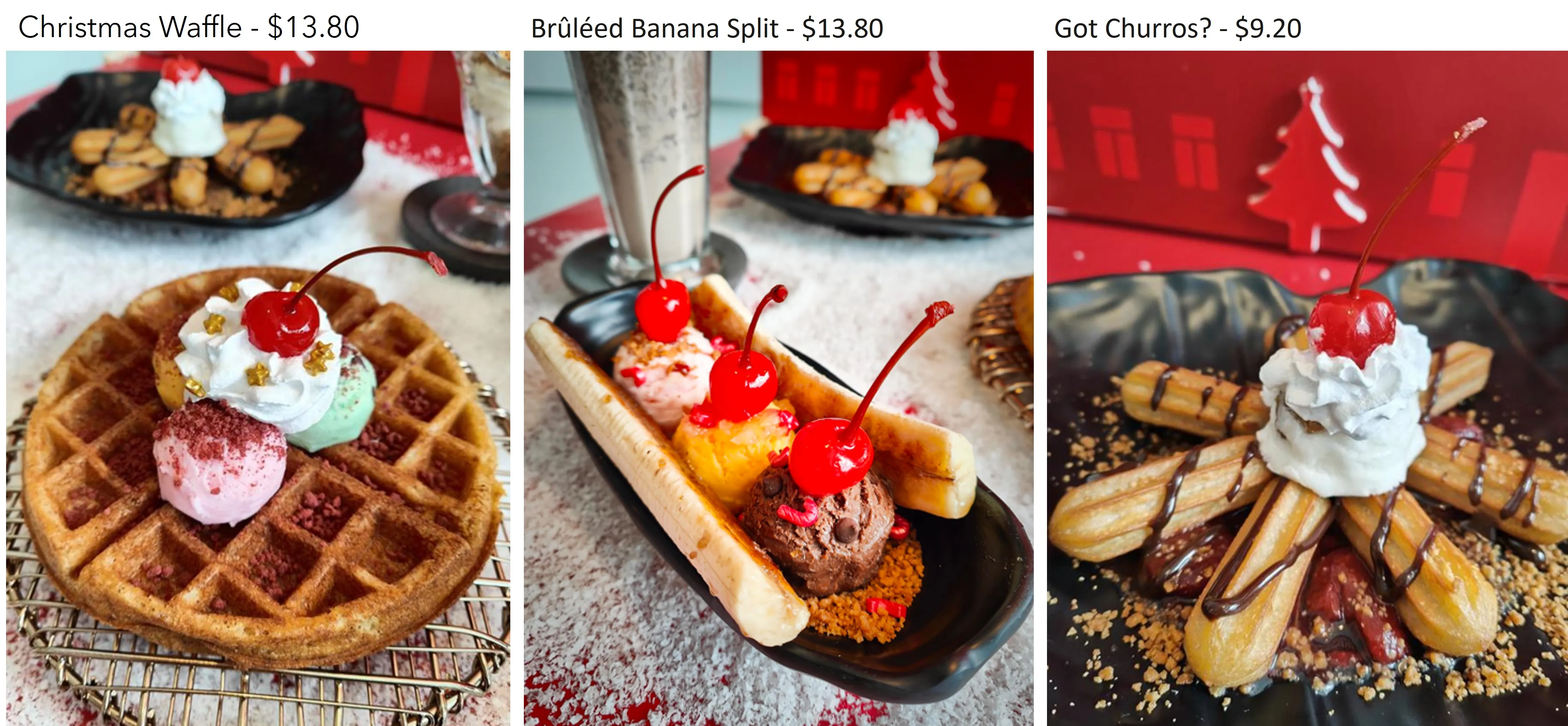 Swensen's New Christmas Menu