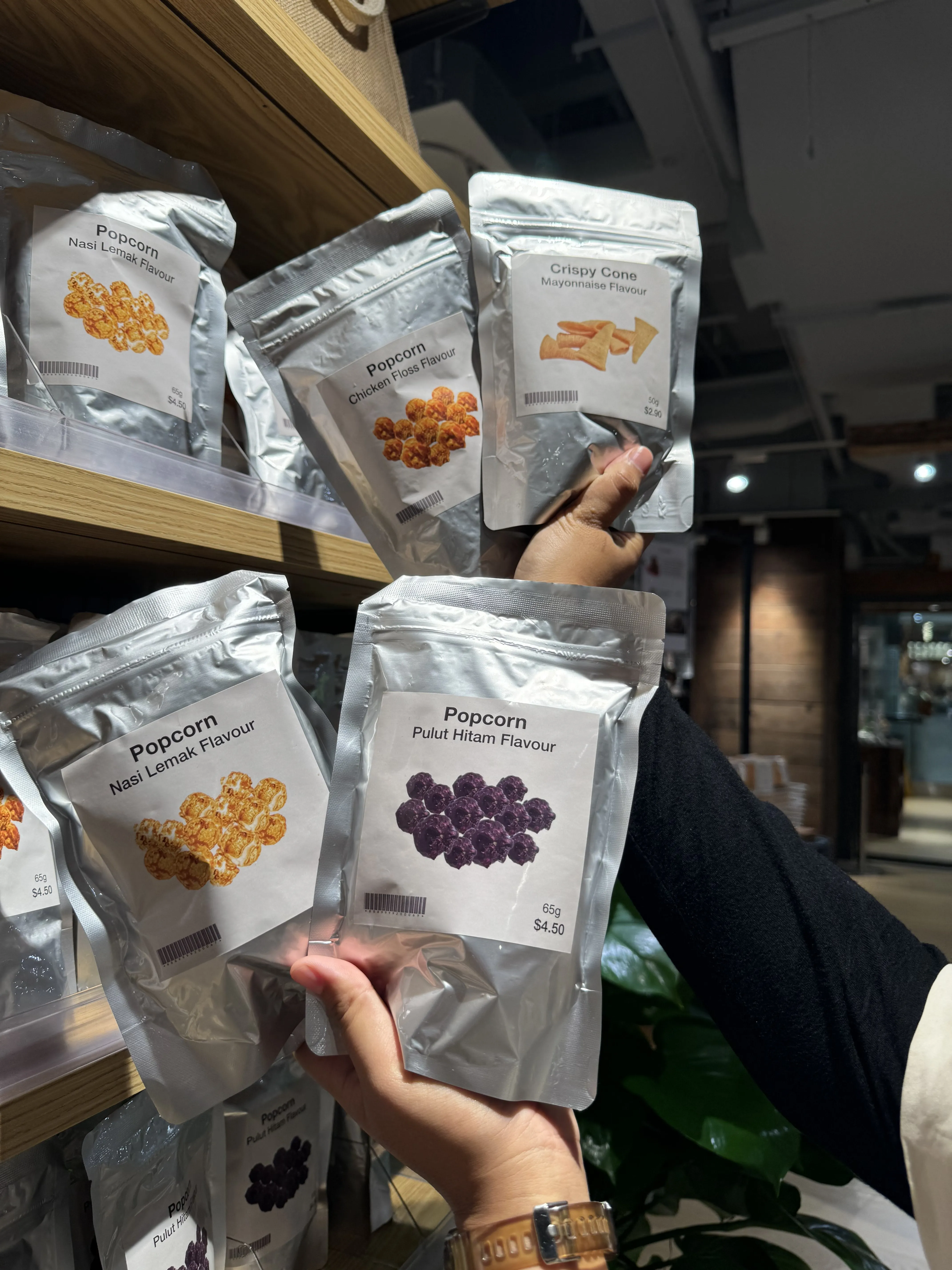 Flavoured popcorn