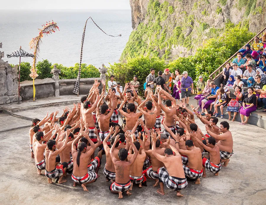 Balinese Kecak fire dance