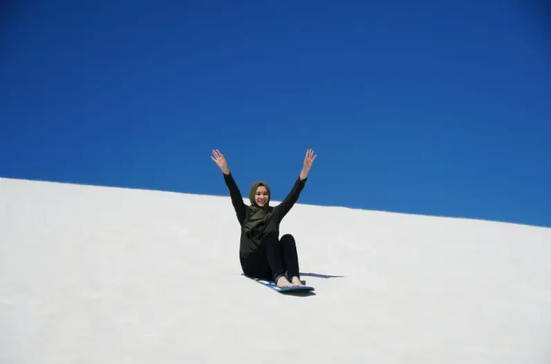 Sandboarding at Lancelin