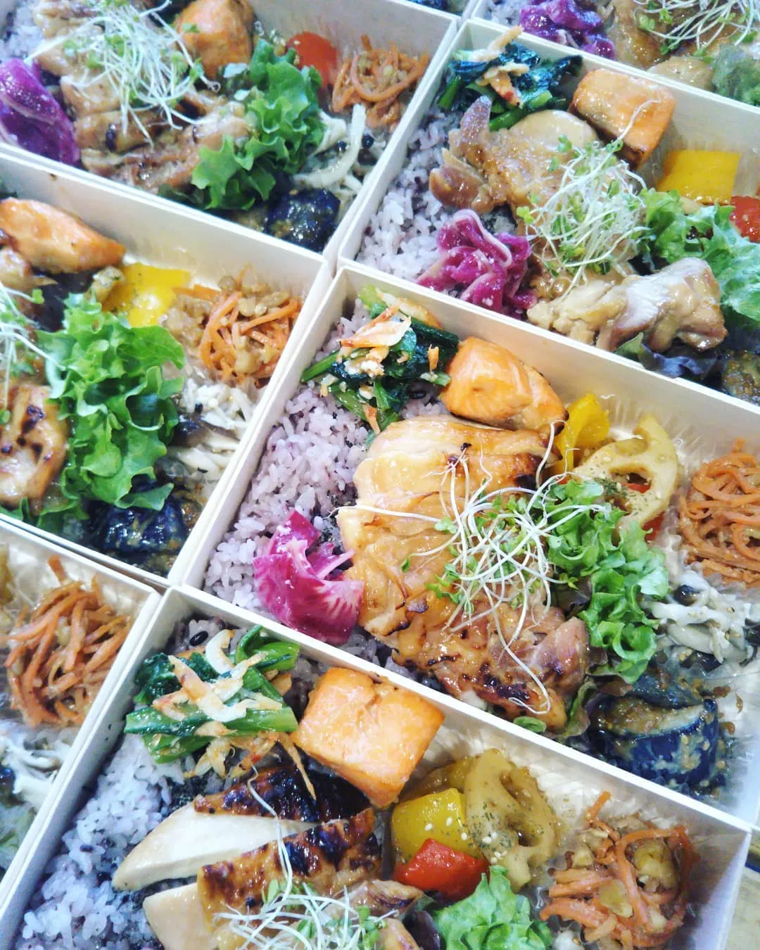 Organic bento from Organic Deli GAJYUMAARU