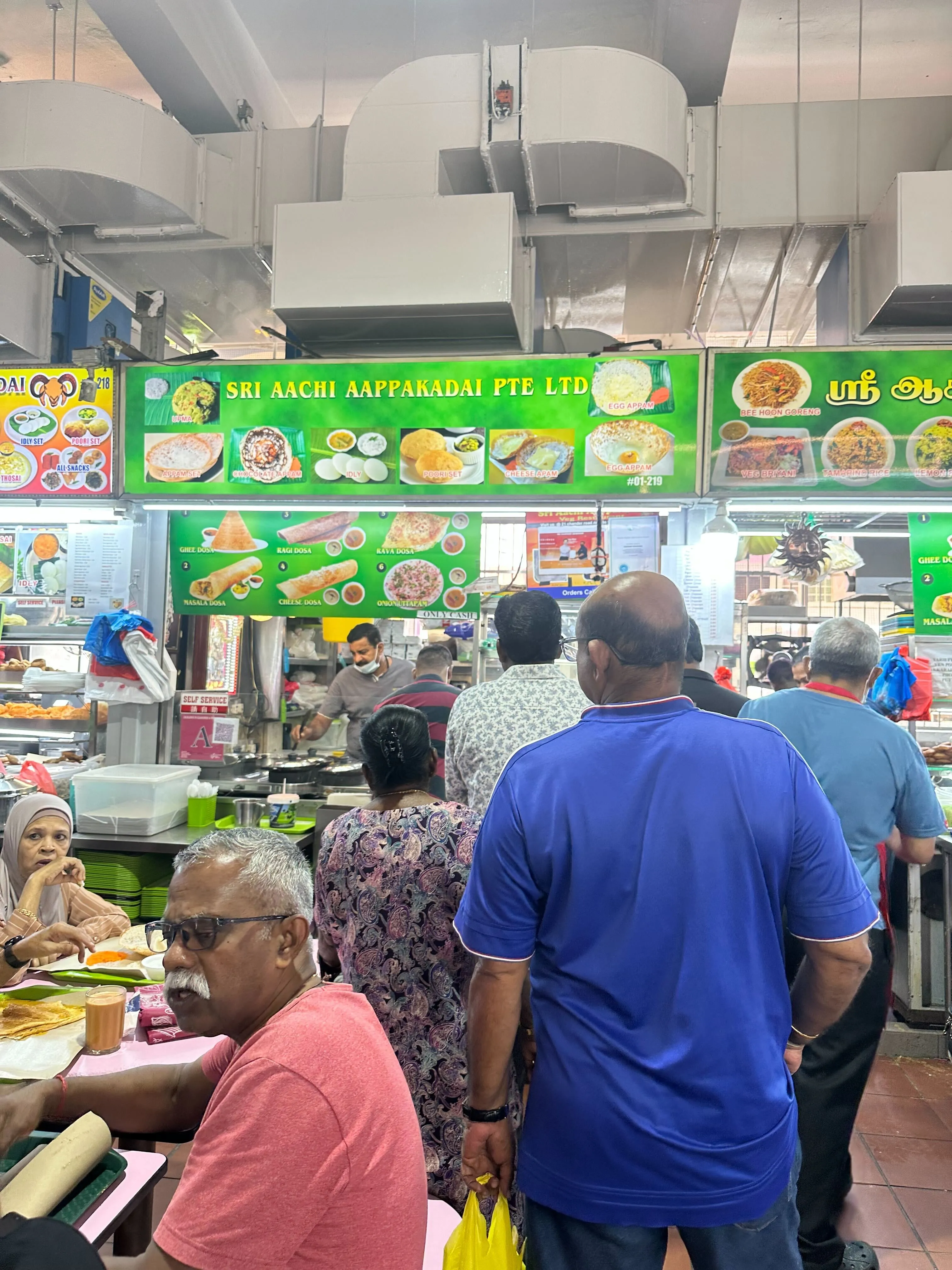 A shop that sells thosai