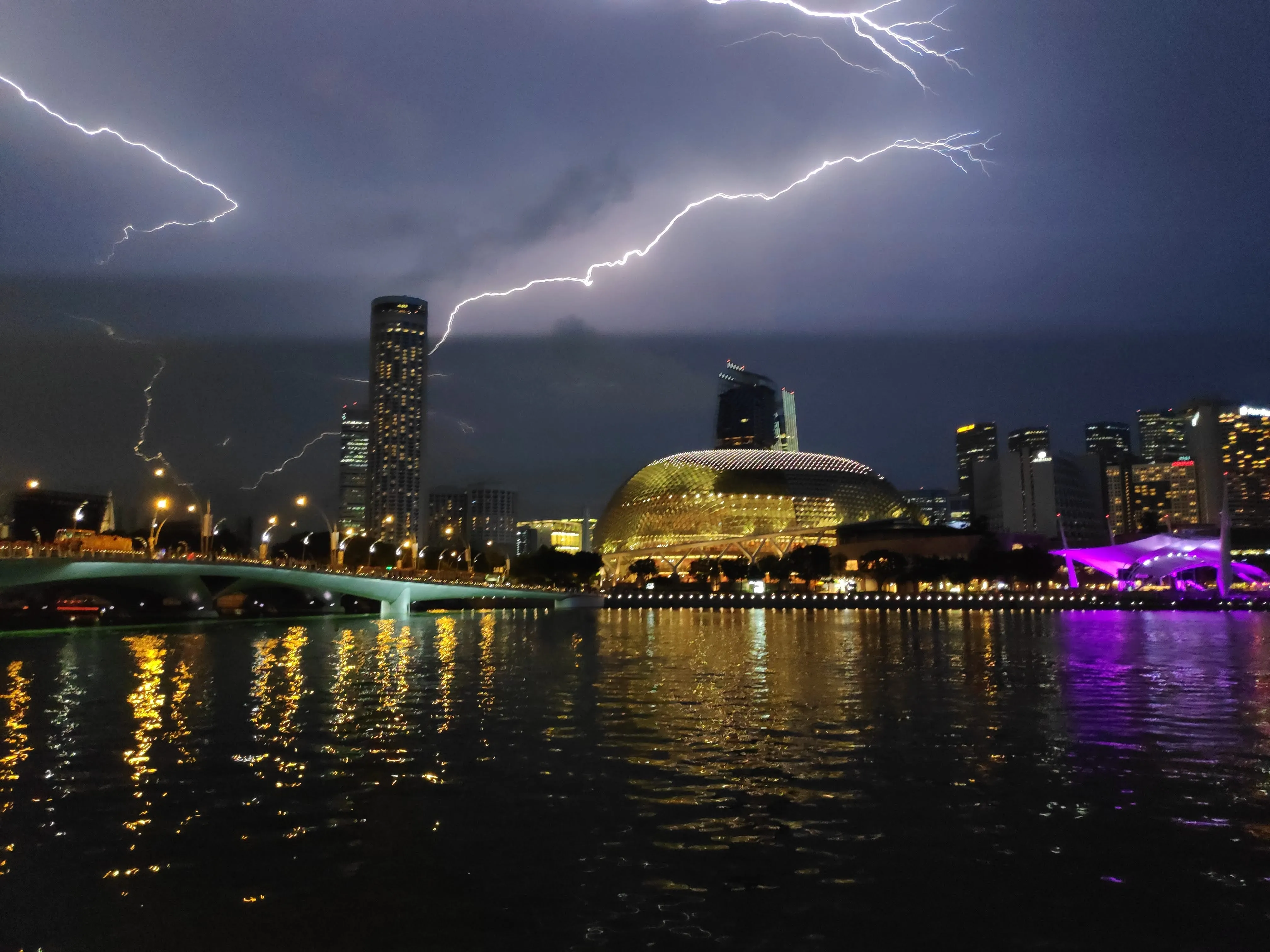 Lightning storm