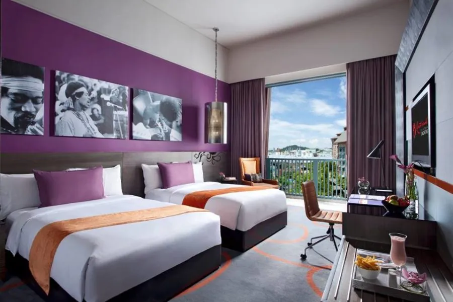 Hotel room at Hard Rock Hotel Singapore