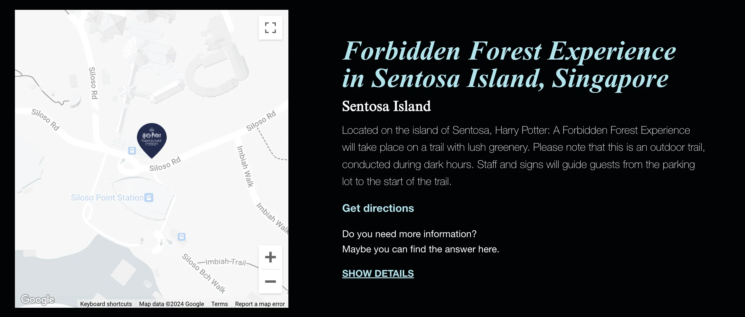 Harry Potter: A Forbidden Forest Experience