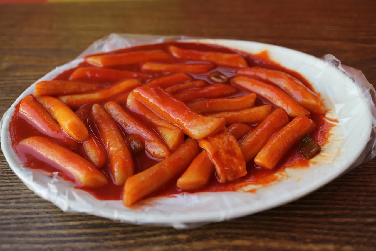 Tteokbokki halal street food korea