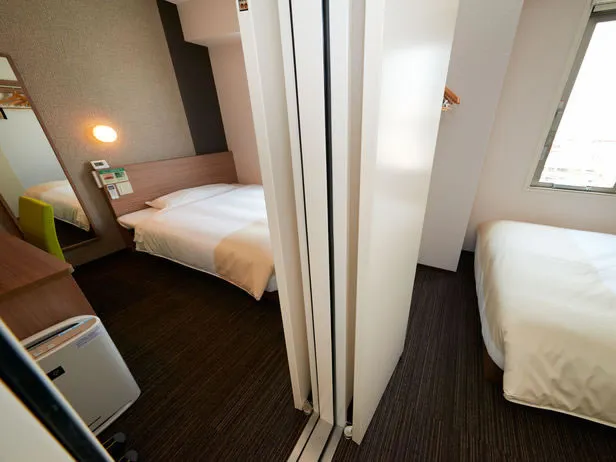 Hotel room at Super Hotel Shinjuku Kabukicho
