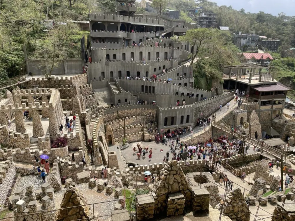 Top view of Igorot Stone Kingdom