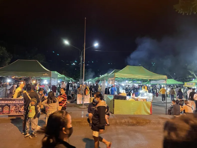 Stalls at the night market