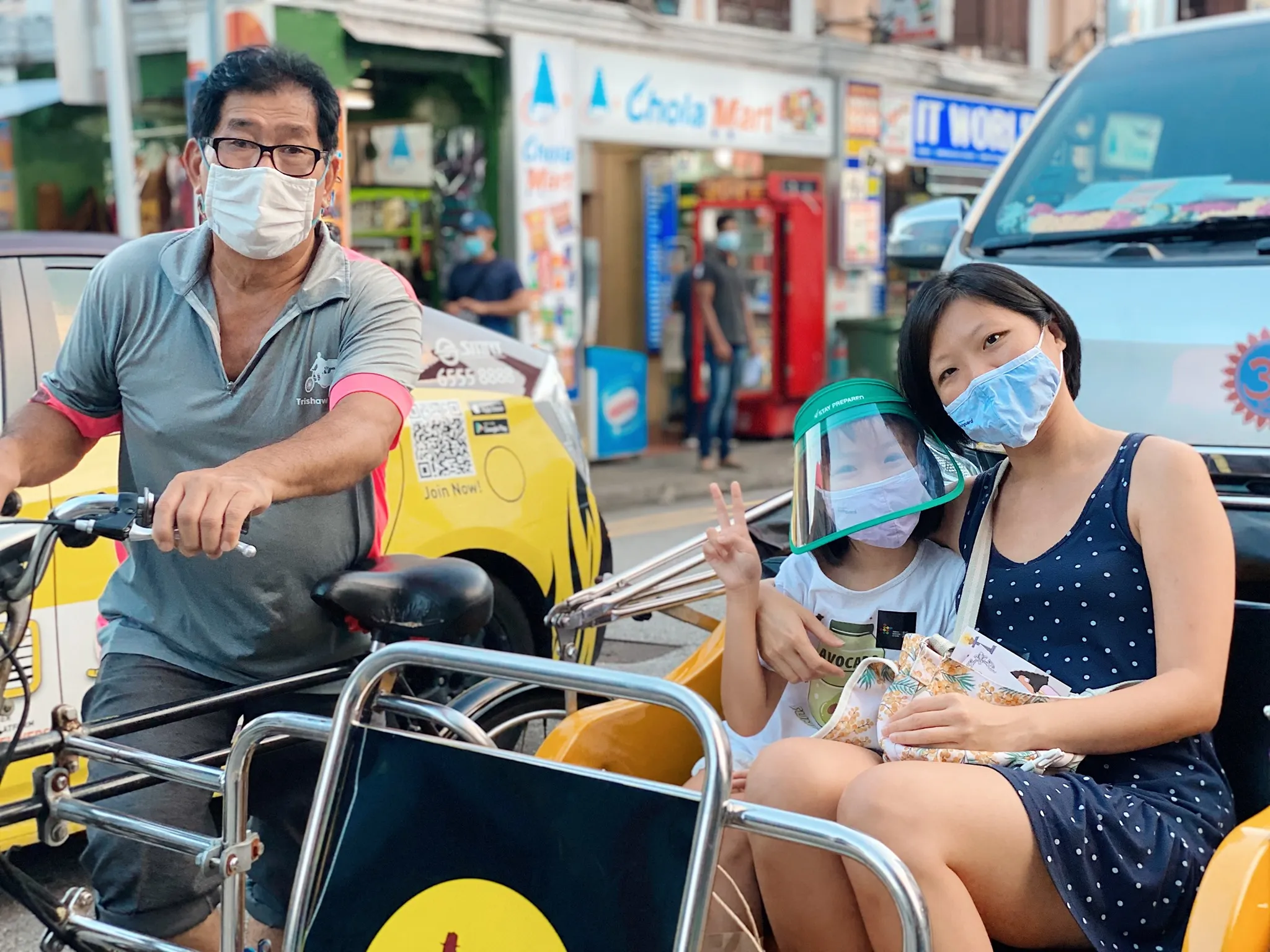 A trishaw ride