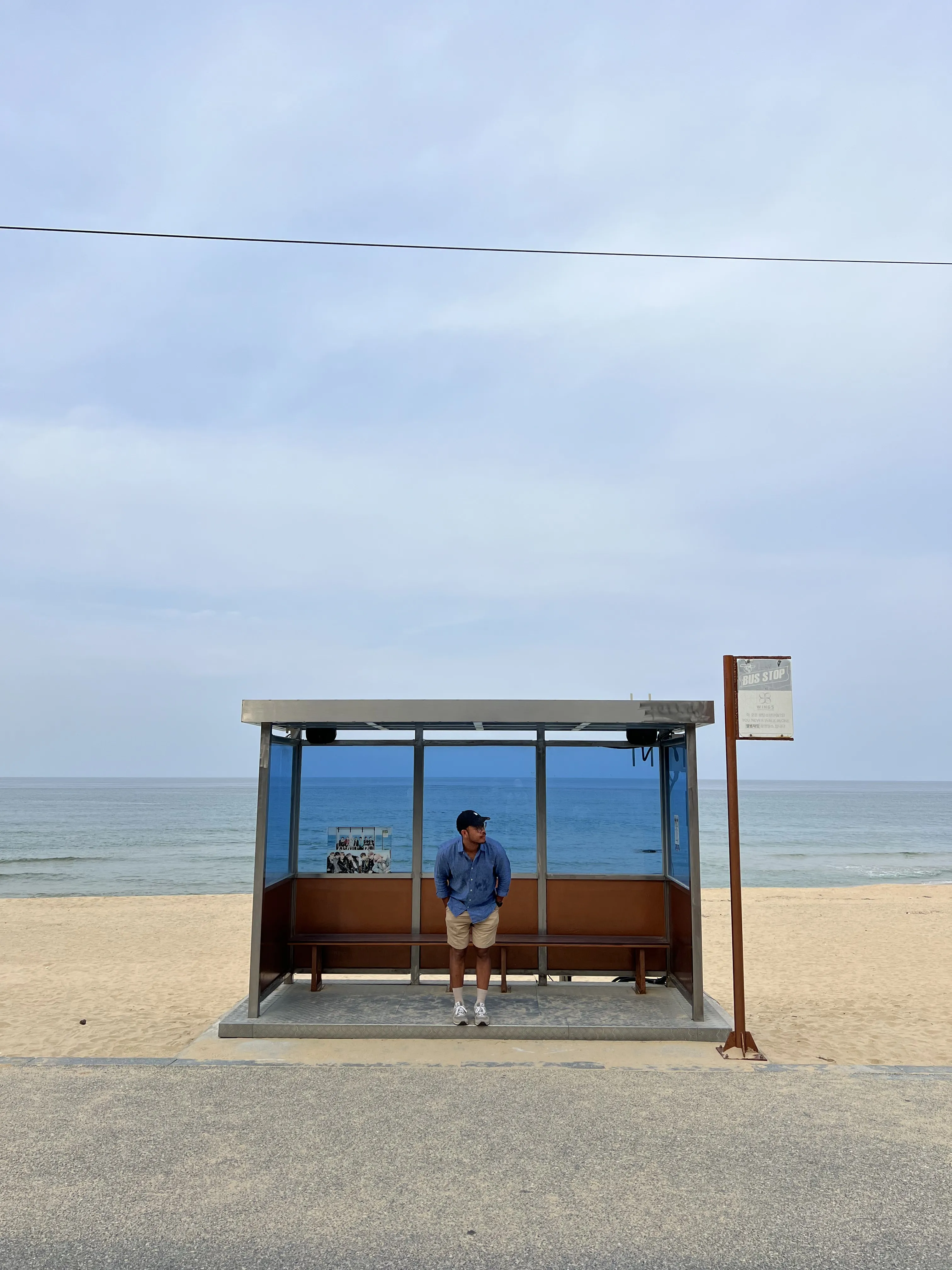 BTS Bus Stop, Hyangho Beach