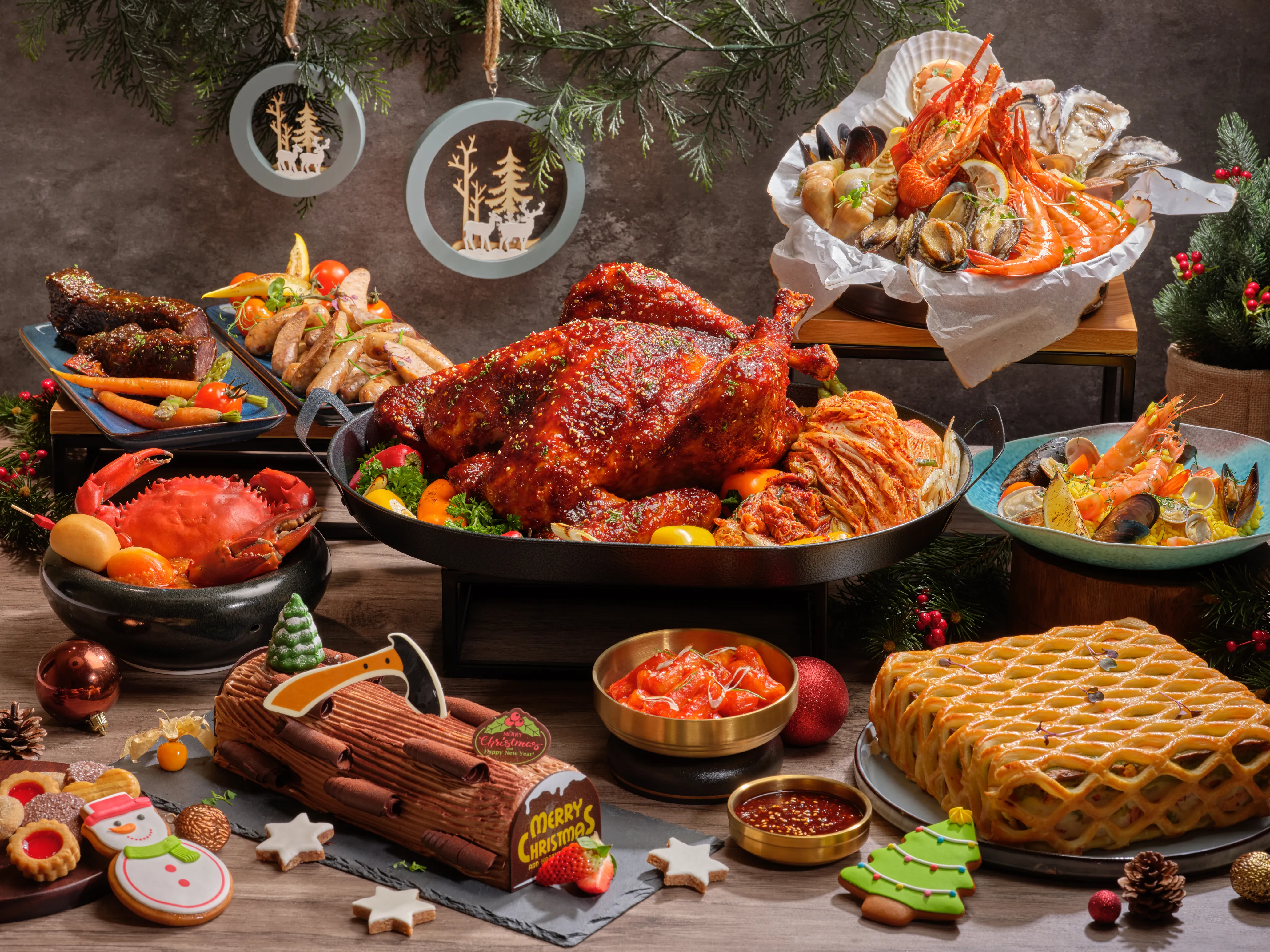 Enjoy Yangnyeom Turkey, Tropical Log Cakes, and More at Holiday Inn Singapore Atrium