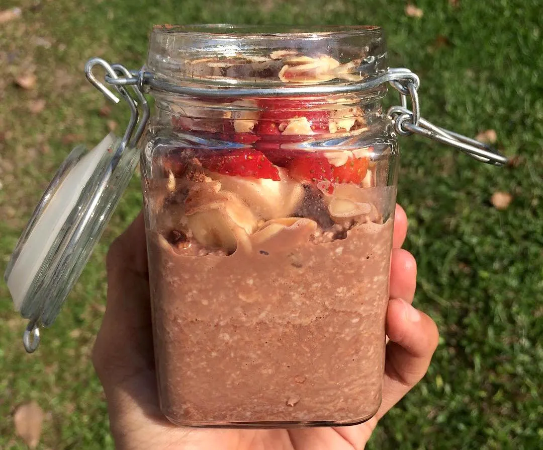 resep-smoothie-overnight-oats-mudah