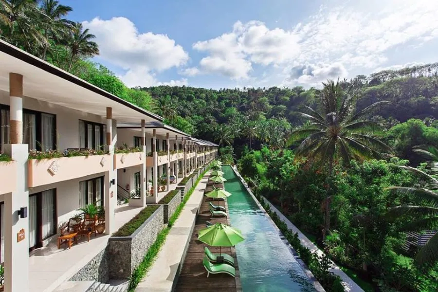 View from the villa