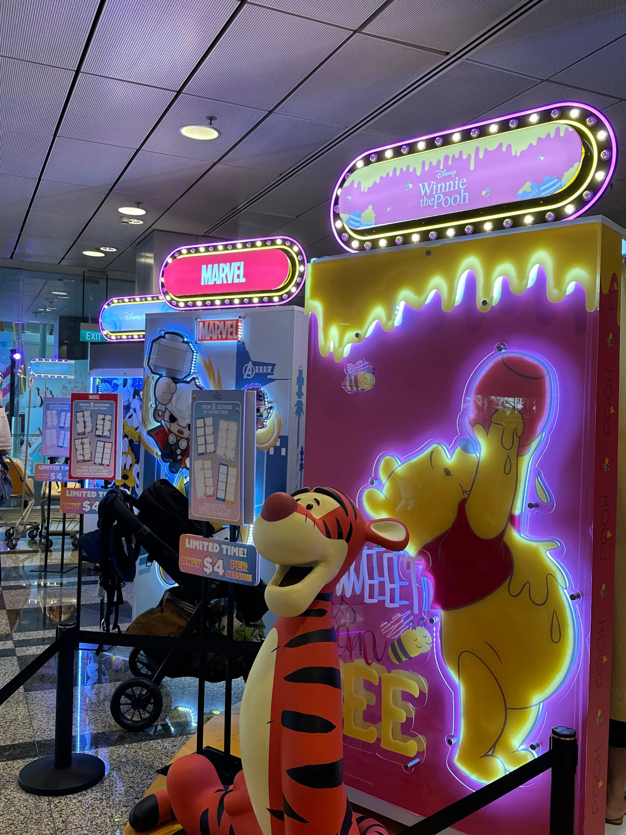 Different photo booths available