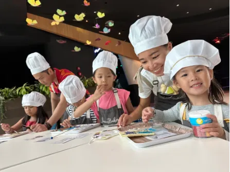 A chocolate, art jamming workshop