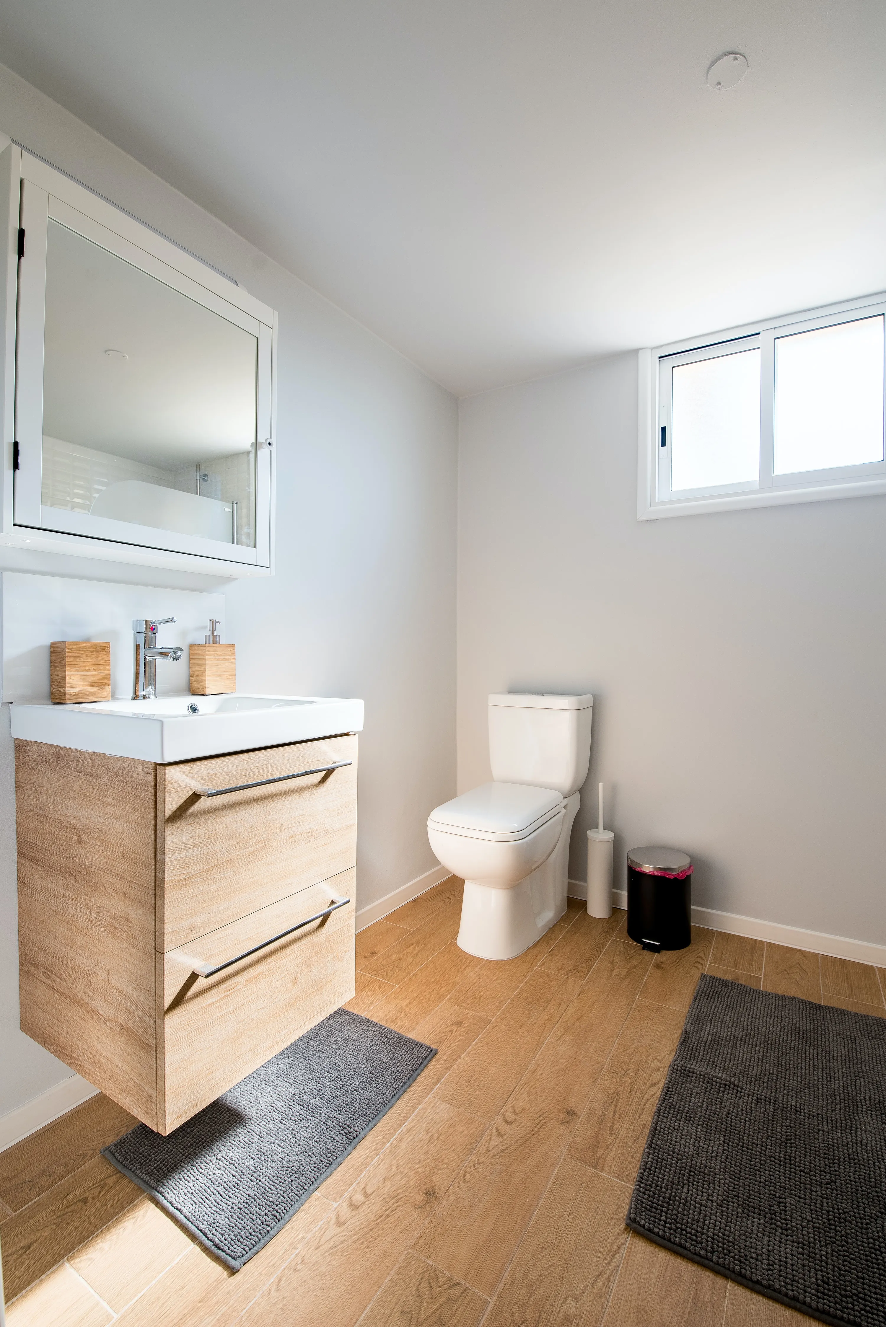 Bathroom cleaning items