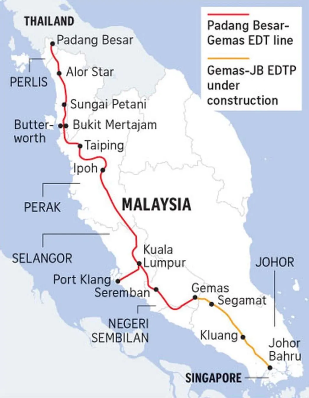 KL to JB ETS3 Train