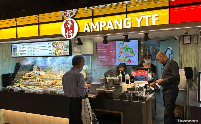 Halal & Muslim-Friendly Stalls VivoCity Kopitiam Ampang YTF
