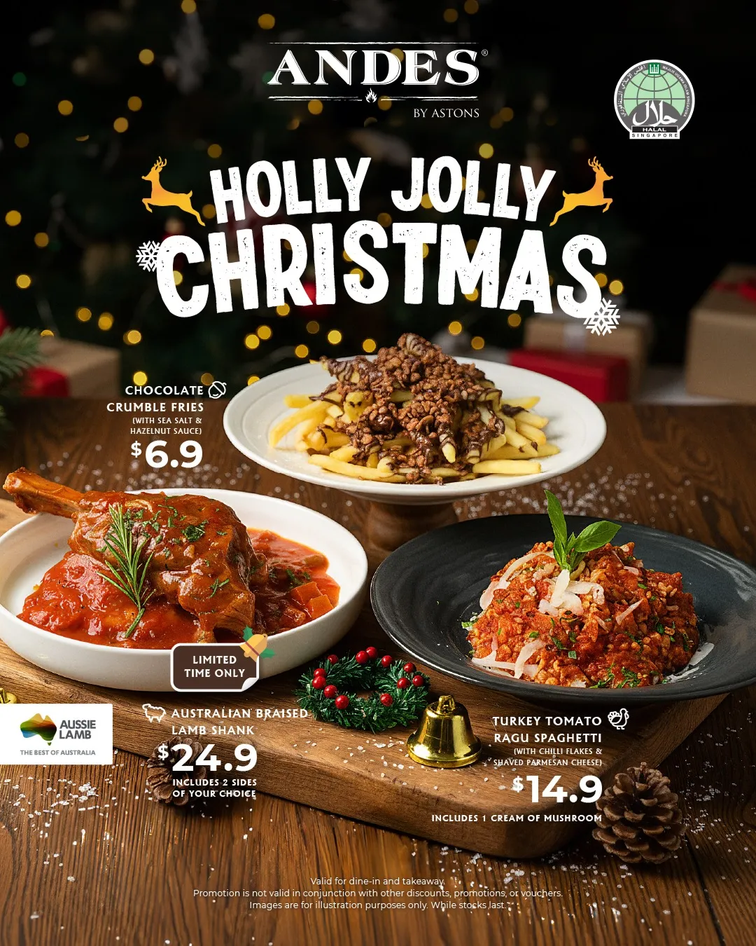 halal christmas food singapore