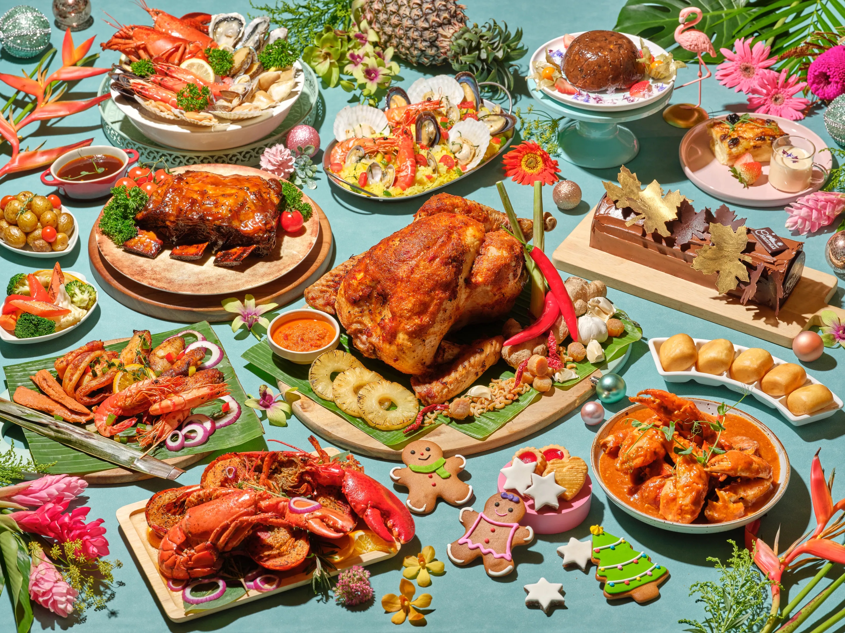 halal christmas food singapore