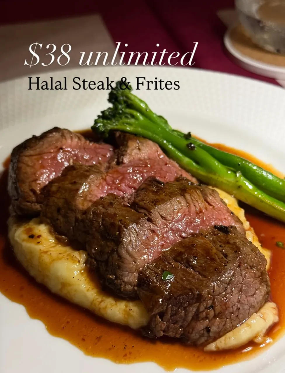 unlimited halal steak Singapore Emir Brasserie Bugis