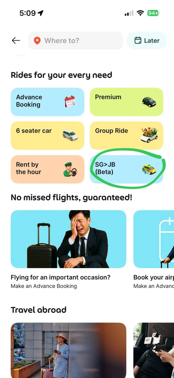 Singapore to JB taxi 2026