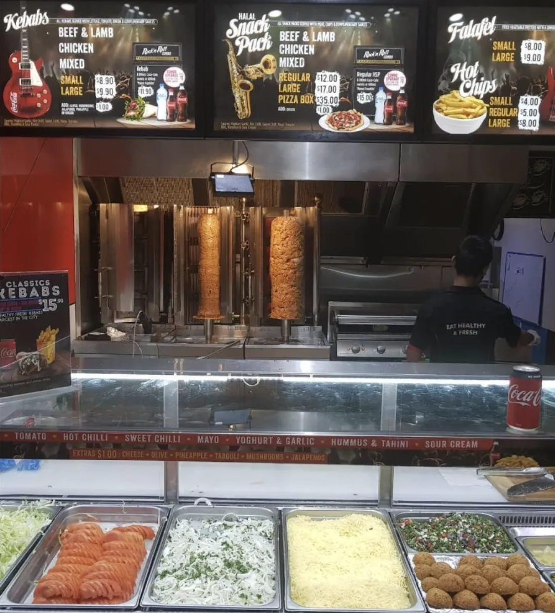 Rock N Roll Kebab Pizza