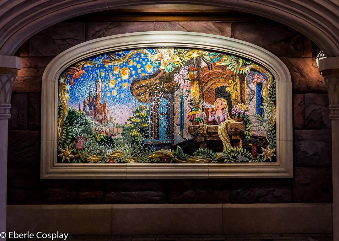 shanghai disneyland enchanted storybook castle tangled